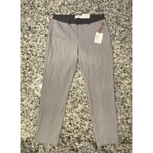 NEW Women's ELLE Skinny Ankle Pants Crop Curvy Light Grey‎ Gray Dress Size 4
